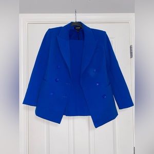 Express XS Blue Suit Set (Blazer Jacket and Pants).